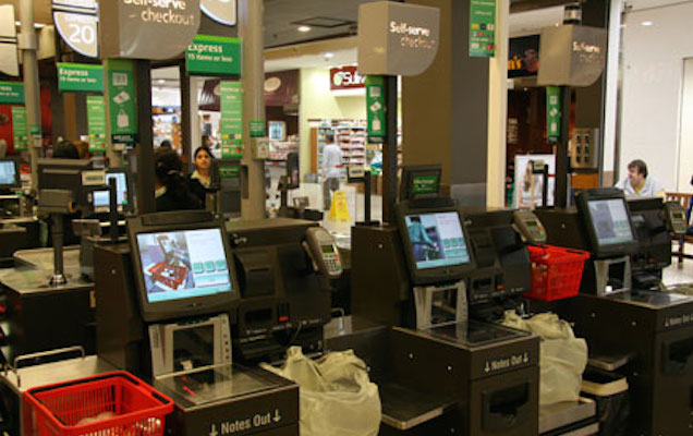 self checkout machines